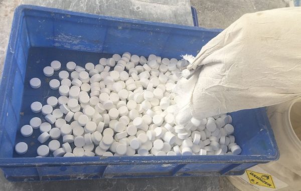 TCCA Chlorine for pool treatment